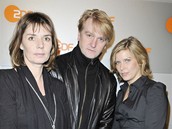 Hereka Dana Vávrová s kolegy Detlefem Buckem a Valerií Niehausovou z filmu Die Gustloff (2008)