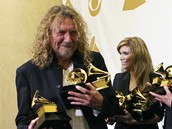 Grammy 2009 - Robert Plant a Alison Kraussová a producent T Bone Burnett