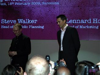 Tisková konference Sony Ericsson na WMC 2009