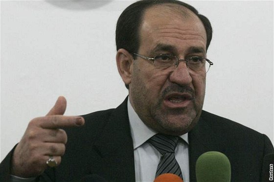Irácký premiér Núrí Málikí.