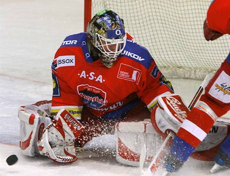 Budjovice - Liberec, domc brank Roman Turek.