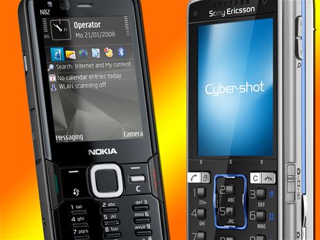 Sony Ericsson K850i a Nokia N82