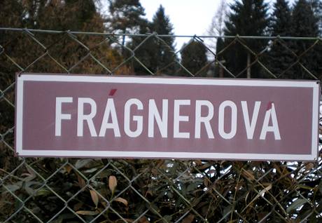 Ulice nese jmno architekta Jaroslava Fragnera