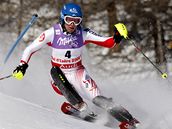 Benjamin Raich na MS ve Val d'Isere v prvním kole slalomu.