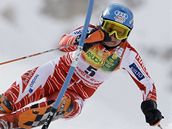 Tanja Poutiainenová z Finska, tetí ena ze slalomu na MS v alpském lyování