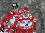 Bill Demong (vpravo) a Magnus Moan