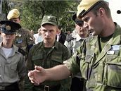 V Gruzii p�sobí zhruba dvacítka vojenských pozorovatel� OBSE. 