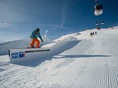 Nejvtí snowpark v Itálii na Kronplatzu v Jiním Tyrolsku