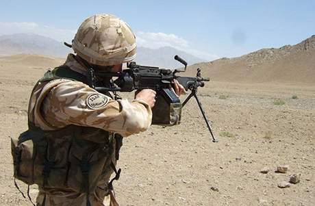 Vbec poprvé zemeli brittí vojáci v Afghánistánu chybou spojenc. Ilustraní foto.