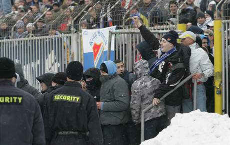 dn fanouk na stadionu ped zpasem 1 FC Brno a Bank Ostrava 