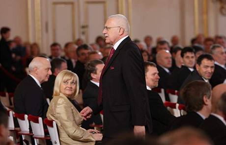 Václav Klaus zaal po znovuzvolení naplno íkat své názory, napíklad na Evropskou unii.