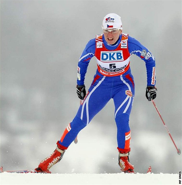 Eva Nývltová se výraznji prosadila pi Tour de Ski.