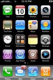 Springboard odemenho iPhonu