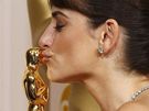 Oscar 2009 - Penelope Cruz, vítězka kategorie nejlepší ženská vedlejší role