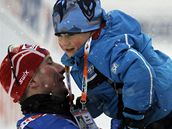 Luká� Bauer se synem Matyá�em po st�íbrném závod�