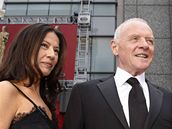 Oscar 2008: Anthony Hopkins s manelkou Stellou Arroyaveovou