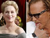 Oscar 2008 - Meryl Streepová a Mickey Rourke