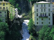 Rakousko, vodopád v Bad Gasteinu