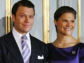 védská princezna Victoria a její snoubenec Daniel Westling  
