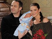 Daniel Volopich a Andrea Vere�ová se synem Danielem Tobiá�em 