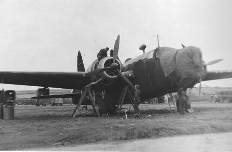 Wellington Mk.IC 311. perut. Na tomto typu letounu uskutenil Petr Uruba est operac. 