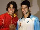 Rafael Nadal (vlevo), Novak Djokovi�