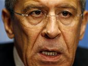 Sergej Lavrov na konferenci v �enev� (7. b�ezna 2009)