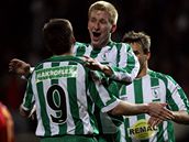 Bohemians 1905 - Dukla: radost hrá�� Bohemians Michala Pávka a Ji�ího Rychlíka