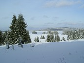 Zimní krajina Slavkovského lesa