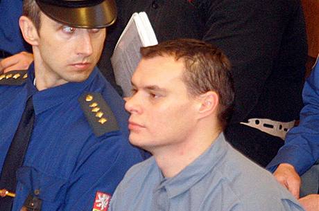 Jan Zelený, jeden ze en Berdychova gangu (1. ervna 2006)