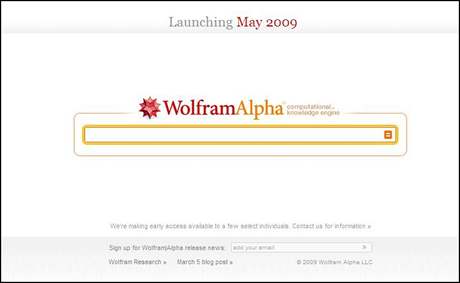 Vyhledávač WolframAlpha