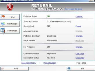 Returnil Virtual System 