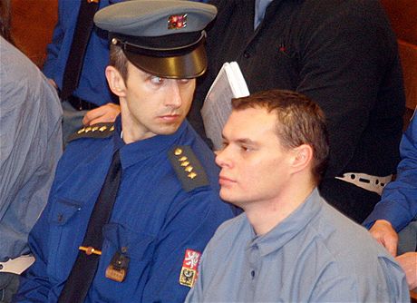 Jan Zelený, jeden ze en Berdychova gangu (1. ervna 2006)