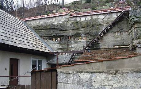 Skaln obydl v Brhlovcch na Slovensku 