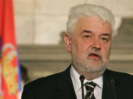 Srbský premiér Mirko Cvetkovi