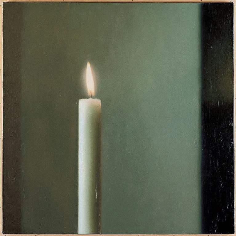 Gerhard Richter. Svíce, 1982, olej na plátně