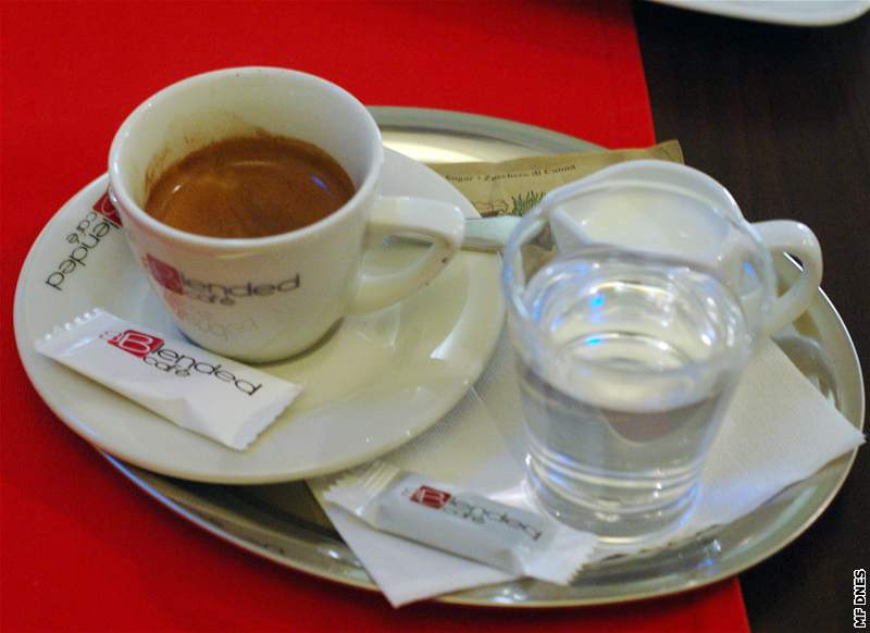 kavárna Bended, espresso