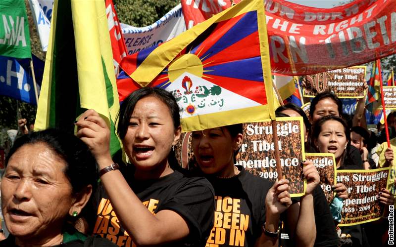 Protičínské protesty Tibeťanů v Indii