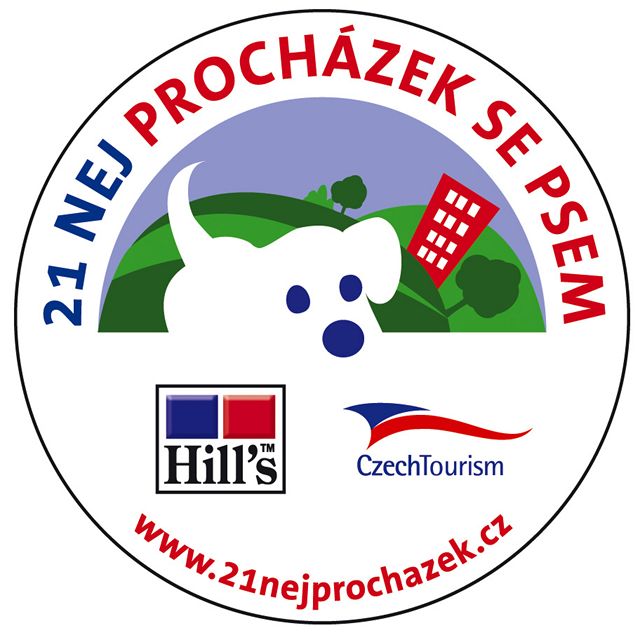 Logo akce 21 NEJ PROCHÁZEK SE PSEM.