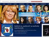 Internetové stránky Ivety Radiové.