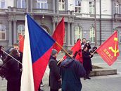 Demonstrace proti faizaci spolenosti v Brn