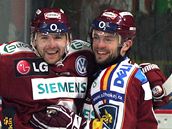 Radost hokejist Sparty