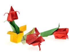 Origami tulipny