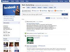 Facebook - profil Marka Zuckerberga