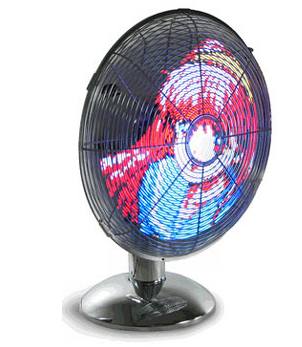 Ventiltor s LED animacemi