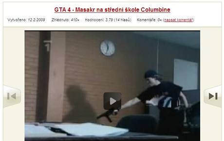 Mladík umístil na internetu ukázku z dokumentárního filmu Masakr na stední kole Columbine