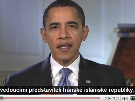 Barack Obama s automatickými českými titulky