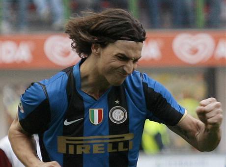 Zlatan Ibrahimovic, zatím hrá Interu Milán