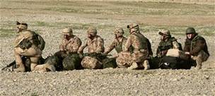etí vojáci v Afghánistánu. Ilustraní foto