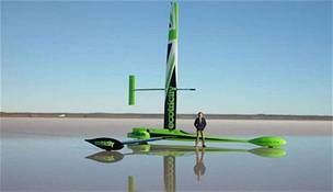 Vtrem pohánný Greenbird vytvoil rychlostní rekord - 202.9 km/h